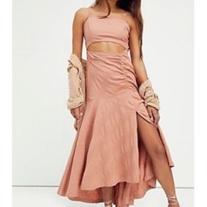 Free People midi-length dress.